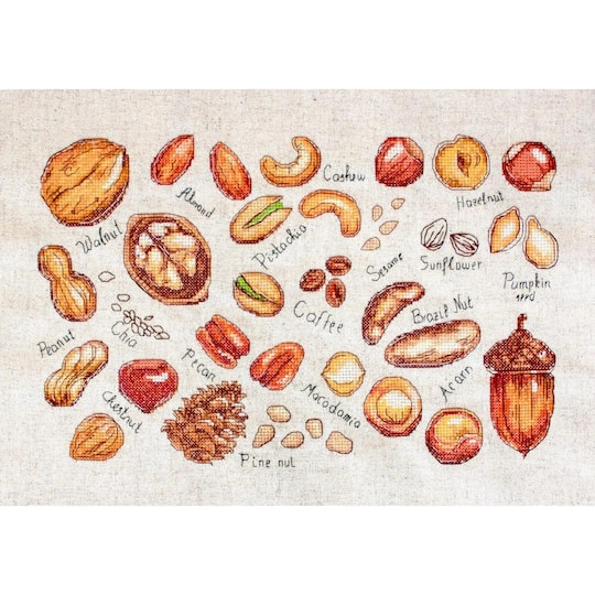 Luca-S Nuts & Seeds Counted Cross Stitch Kit
